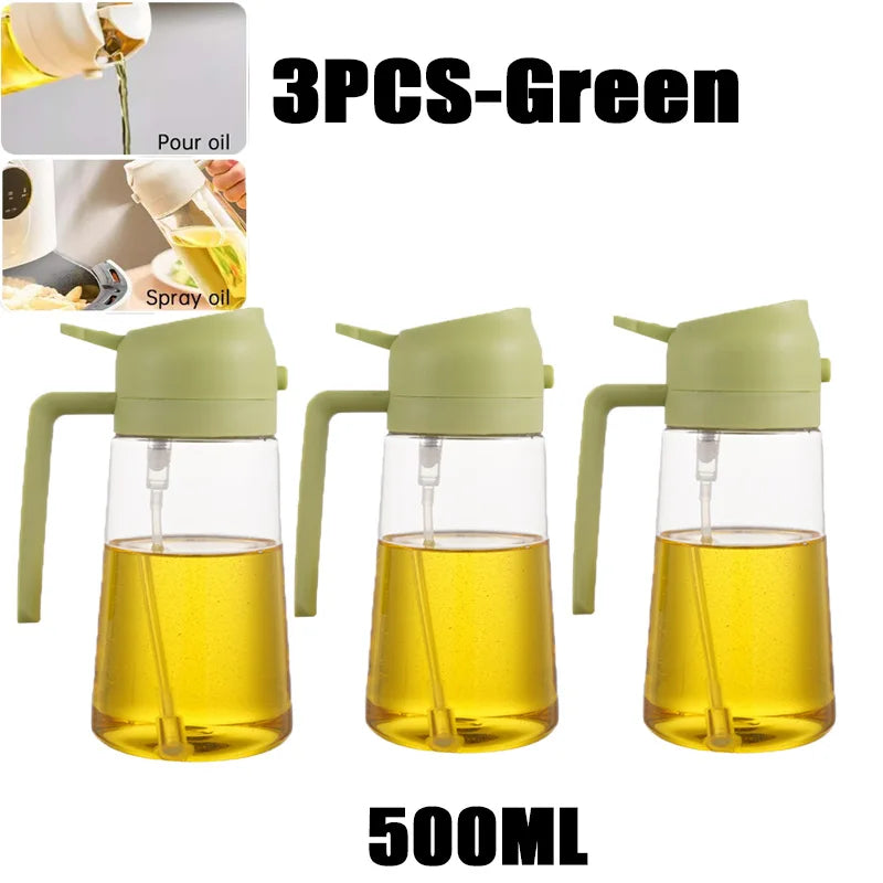 Eco Friendly PE Plastic Olive Oil Spray Bottle For Kitchen Cooking