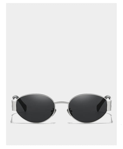 New Sunglasses For Women And Men Sun Glasses Alloy Oval Eyewear