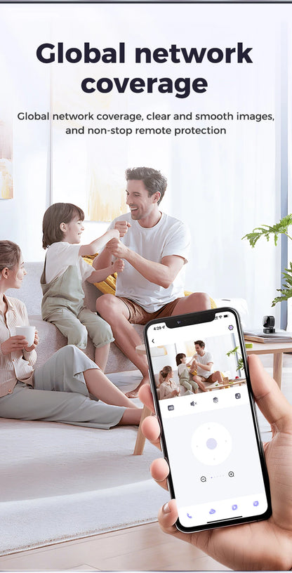 Lenovo 1080P HD Camera 2.4G Wifi Wireless Security Protection Remote Monitor Camcorders Home Phone Connectivity Smart Device