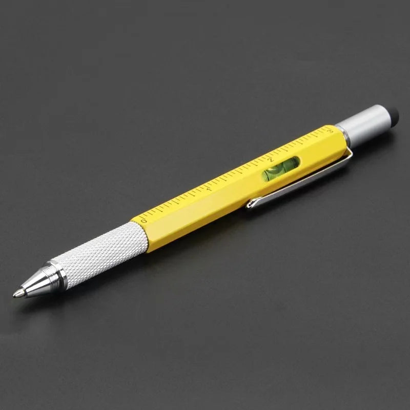 Multifunction 7 In 1 Pen With Stylus Touch Screen Screwdriver And Level Tool