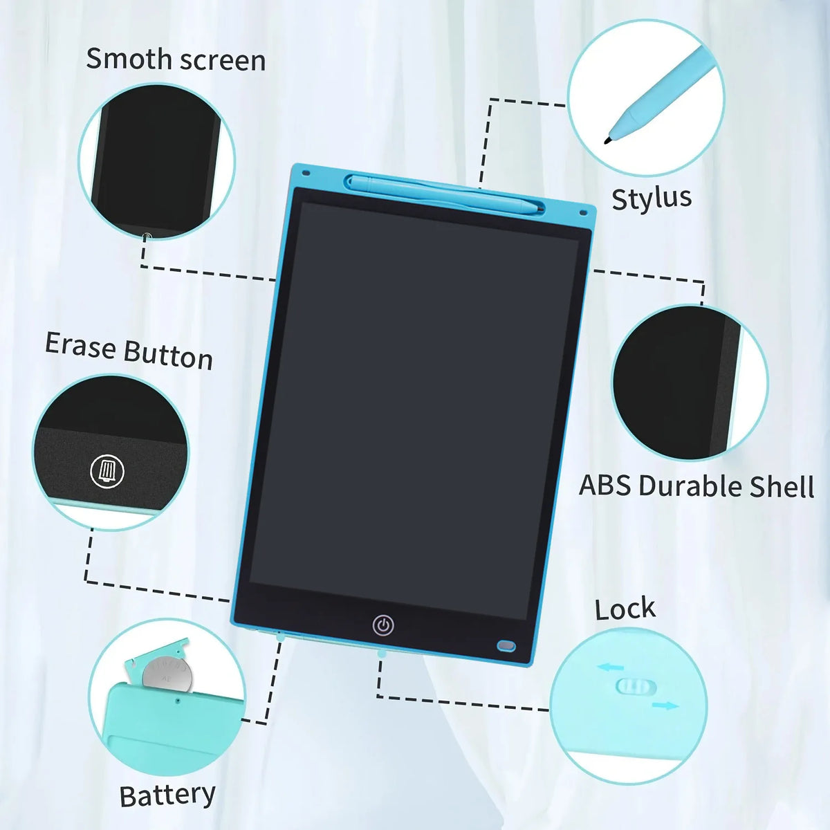 Myriwell 12 Inch Digital Drawing Tablet Creative Writing Board For Kids