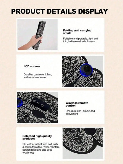 Rechargeable Electric Foot Massager - Improves Blood Circulation And Relaxes Muscles