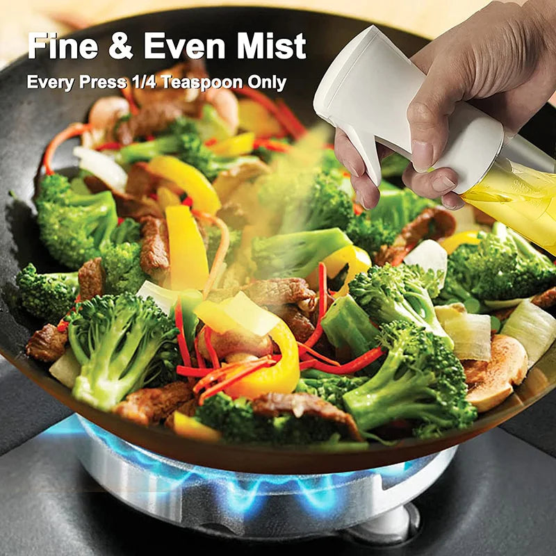 Eco Friendly PE Plastic Olive Oil Spray Bottle For Kitchen Cooking