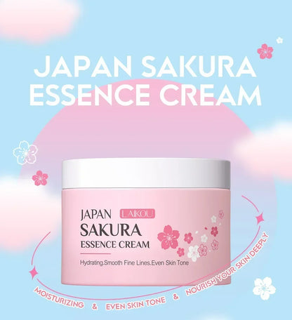 LAIKOU Japan Sakura Face Cream Smoothing Moisturizer Whitening Nourishing Oil Control Skin Care 25g