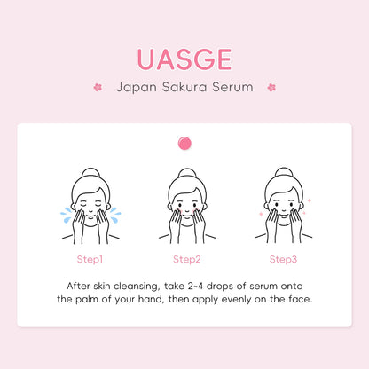 LAIKOU Sakura Serum Shrink Pores Remove Acne Skin Rejuvenation Whitening Essence