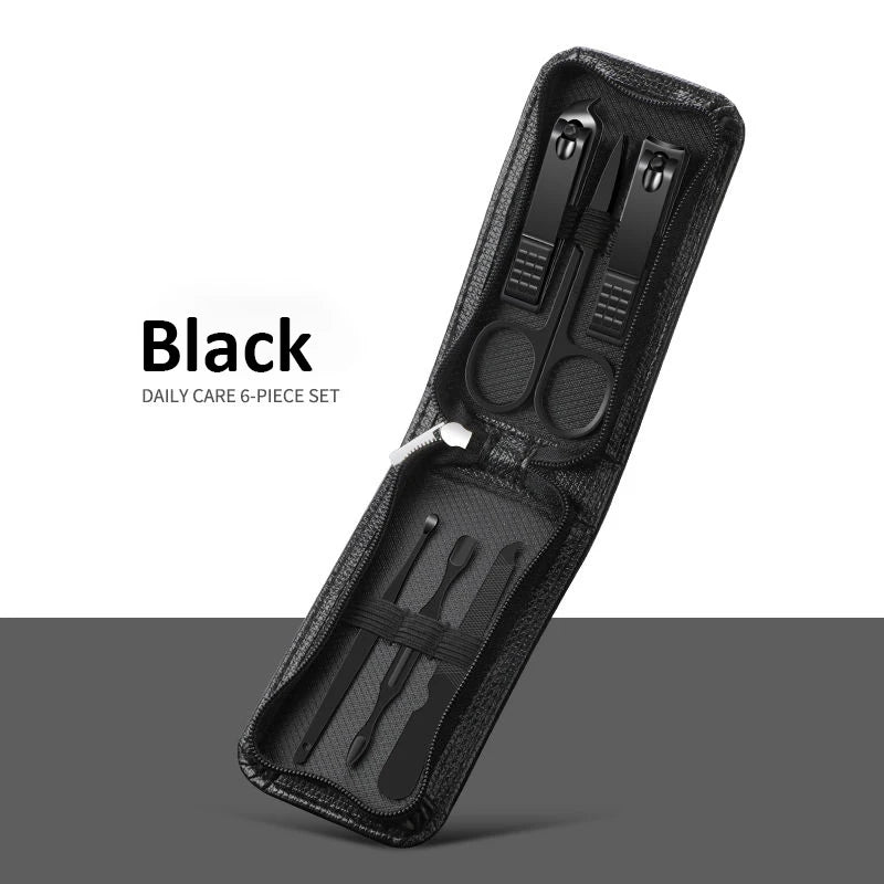 Stainless Steel Manicure And Pedicure Nail Clipper Tool Set