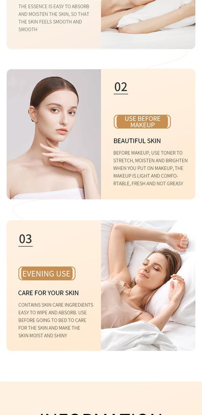 BIOAOUA Rice Raw Pulp Face Toner Moisturizing Water Brightening Lifting Deep Facial Cleanser For Young Glowy Korean Skin Care