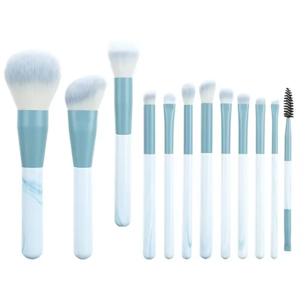 13 Piece Soft Makeup Brushes Set With Travel Case For Eye Face Cosmetics