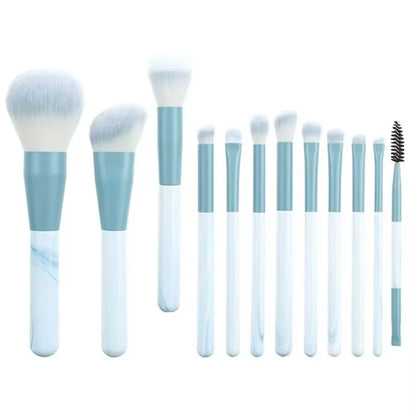 13 Piece Soft Makeup Brushes Set With Travel Case For Eye Face Cosmetics