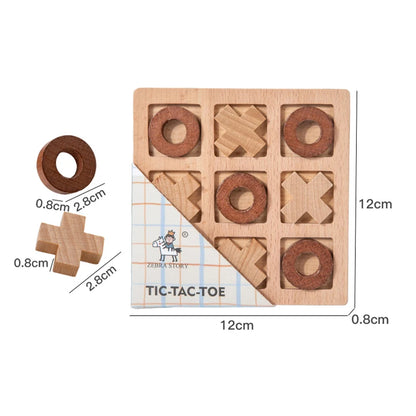 Montessori Play Game Wooden Toy Mini Chess Interaction Puzzle Training Brain Learing Early Educational Toys For Children Kids