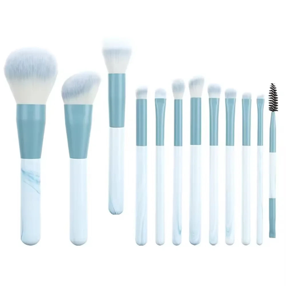 13 Piece Soft Makeup Brushes Set With Travel Case For Eye Face Cosmetics