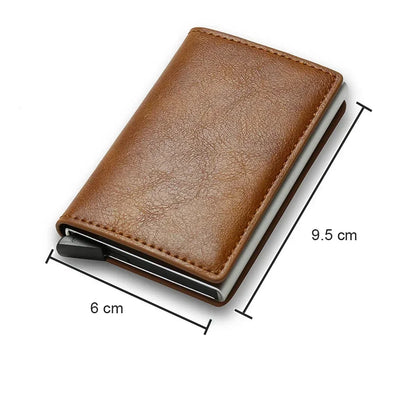 Anti Thief Rfid Credit Card Holder Smart Minimalist Wallet Men Women Slim Bank Cardholder Case Money Bag Cash Creditcard Purse