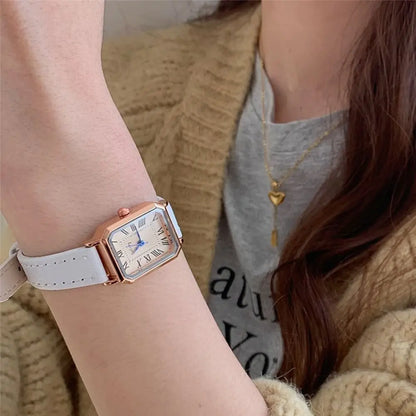 Light Luxury Elegant Women's Quartz Watch Portable Simple Ladies Business Watches Exquisite Waterproof Women's Wrist Watch Women