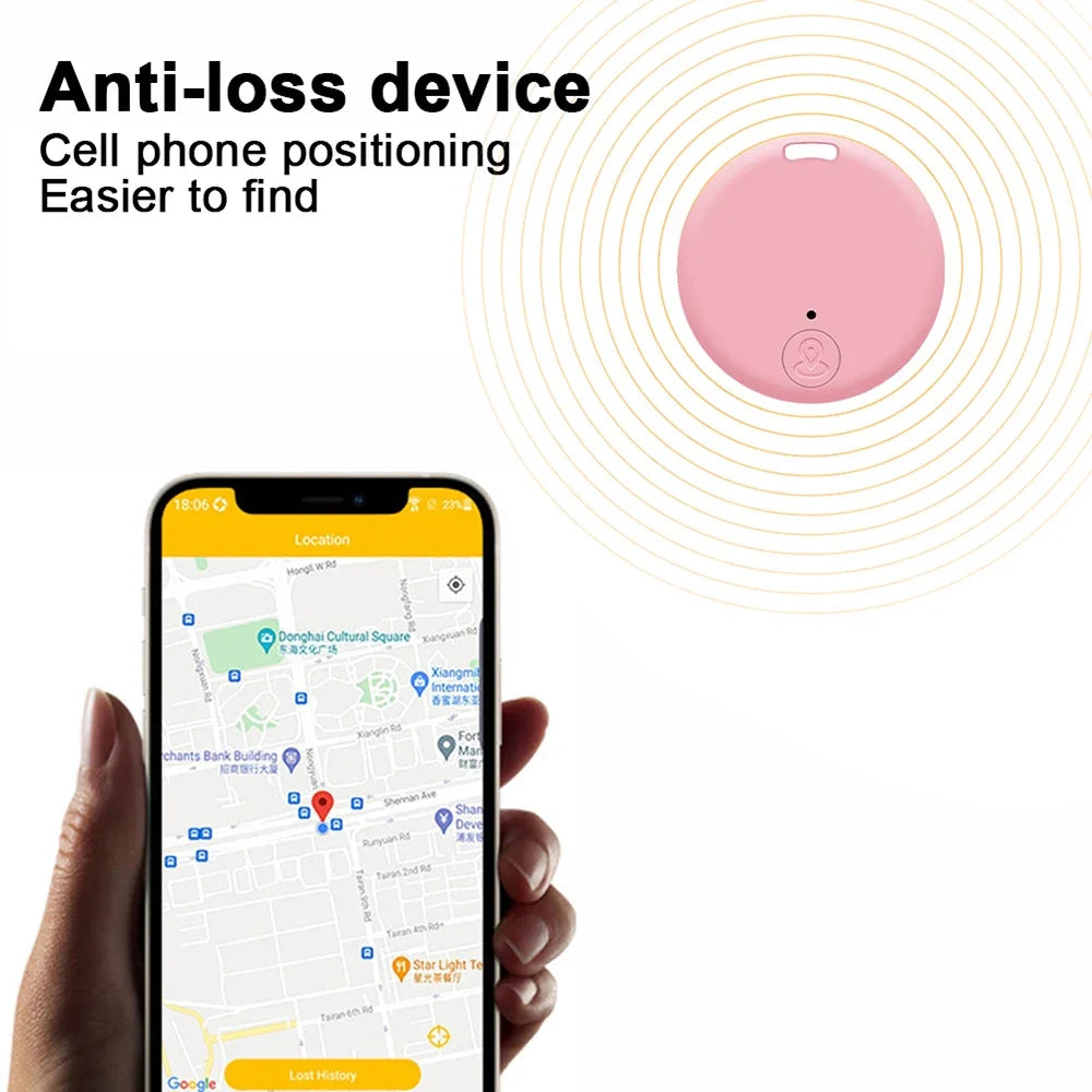 Mini Bluetooth GPS Tracker Anti Lost Smart Finder For Pet Kids Wallet Keys