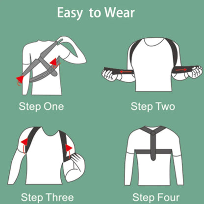 Adjustable Posture Corrector Belt For Upper Back Spine And Shoulder Alignment