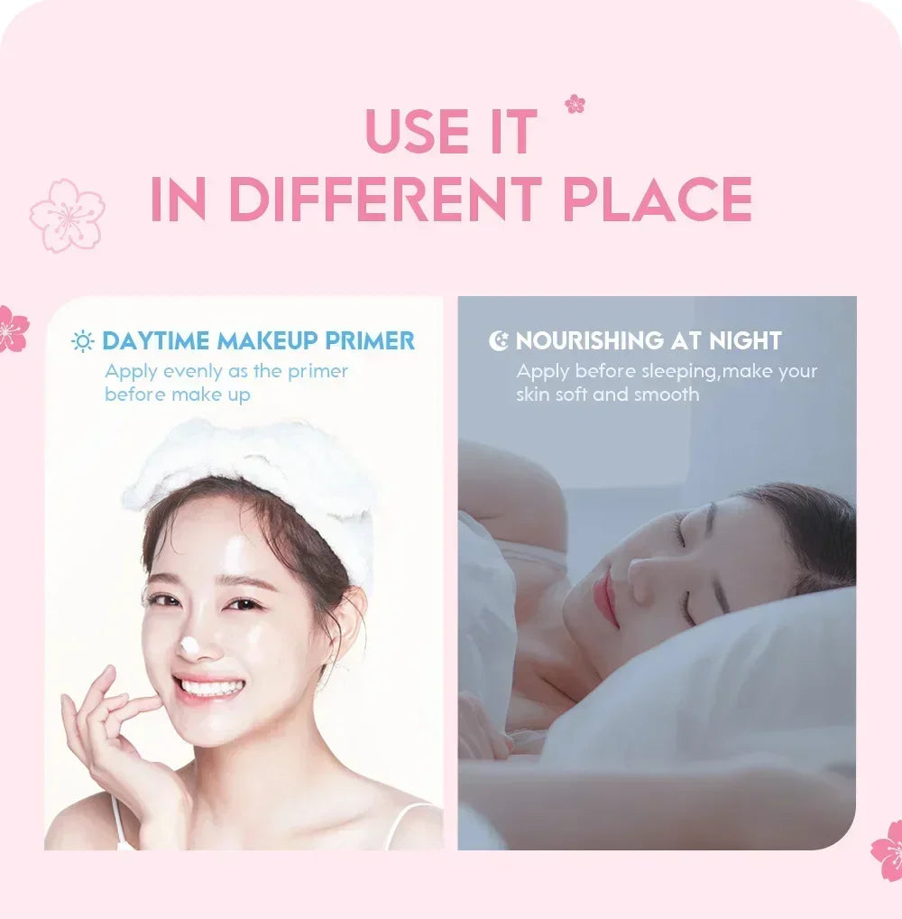 LAIKOU Japan Sakura Face Cream Smoothing Moisturizer Whitening Nourishing Oil Control Skin Care 25g