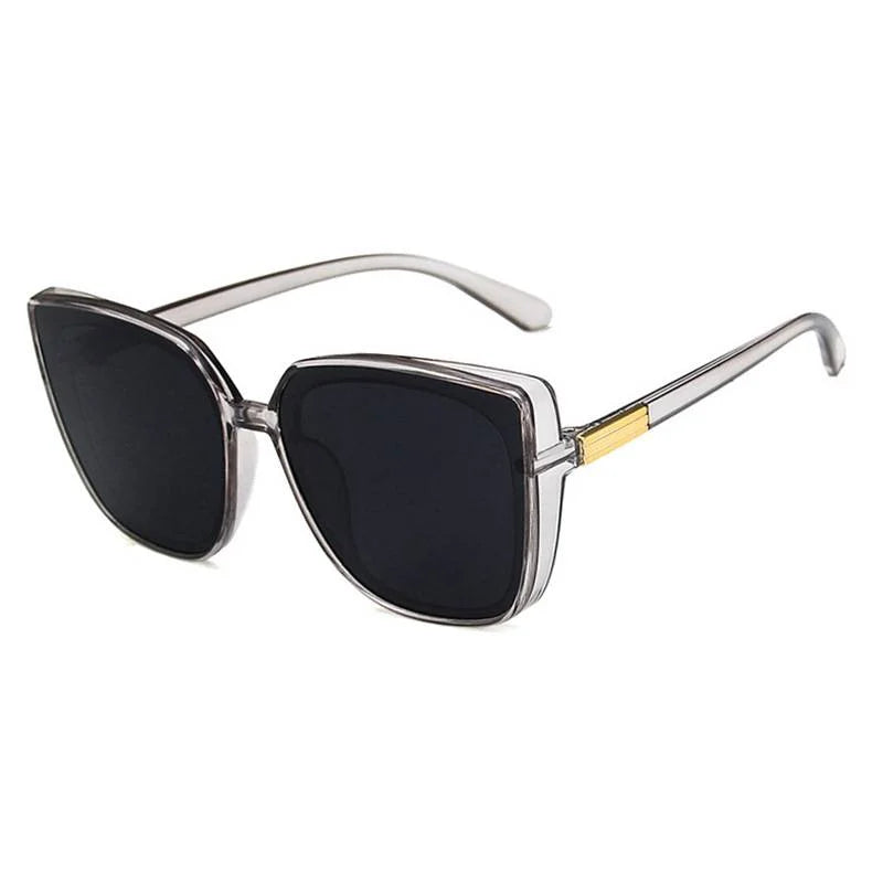 Versatile High-end Oversized Sunglasses Unisex Daily Commute Sunscreen UV Protection Glasses 1180