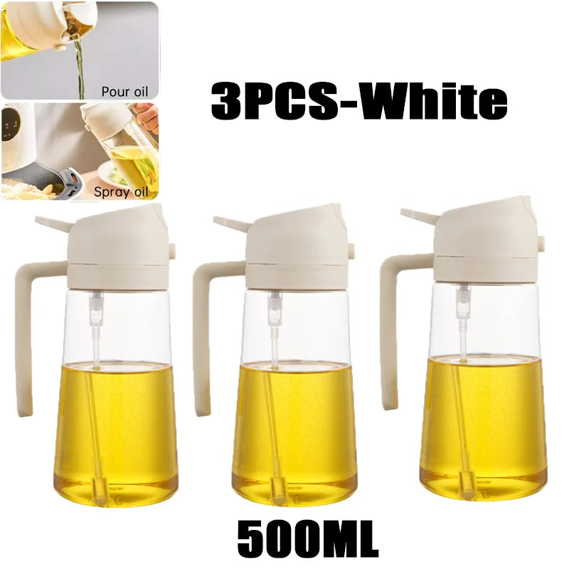 Eco Friendly PE Plastic Olive Oil Spray Bottle For Kitchen Cooking