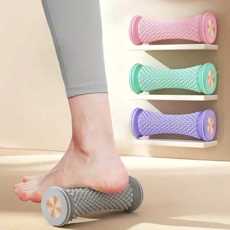 Foot Massager Massage Roller Yoga Massage Ball Plantar Fascia Roller Muscle Relaxation Care Plastic Manual Mini Foot Massager