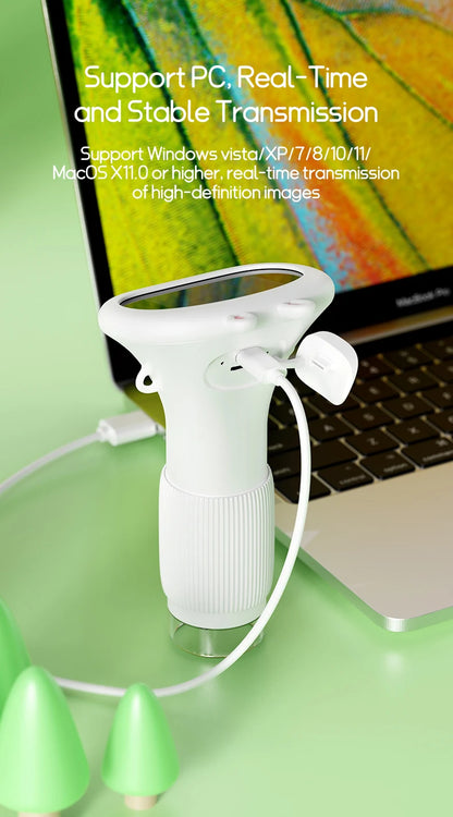 Microscope for Kids Children Microscope with 2 Inch Screen 1000x Zoom Mini Handheld Microscope Camera Christmas Birthday Gifts