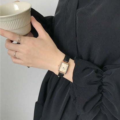 Light Luxury Elegant Women's Quartz Watch Portable Simple Ladies Business Watches Exquisite Waterproof Women's Wrist Watch Women