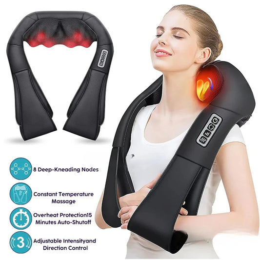 Heated Shiatsu Neck & Shoulder Massager | হিটিং ঘাড় ও কাঁধের ম্যাসাজার