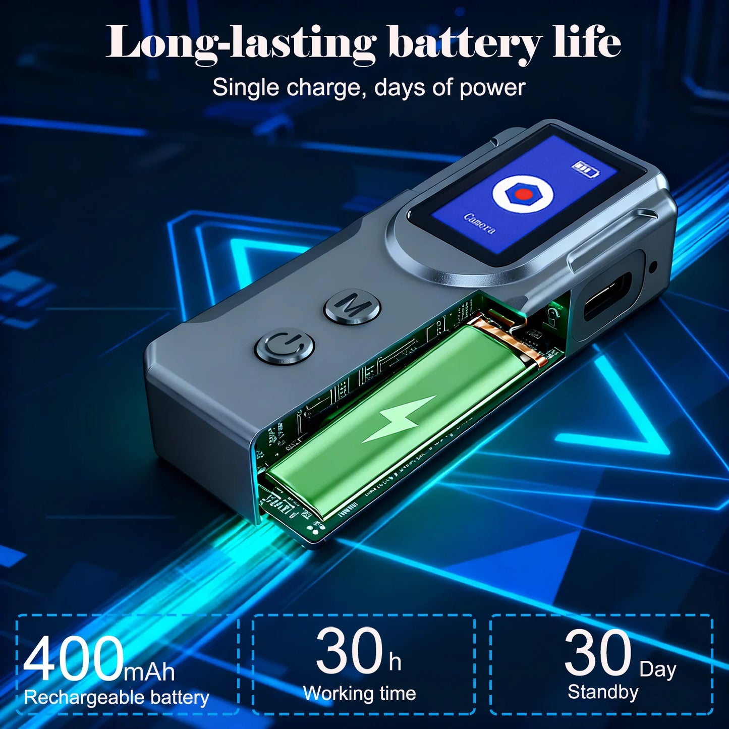 AI-Powered Portable RF Signal Scanner Hidden Camera Detector With HD Display Anti-Spy Device for Hotel And Travel Safety