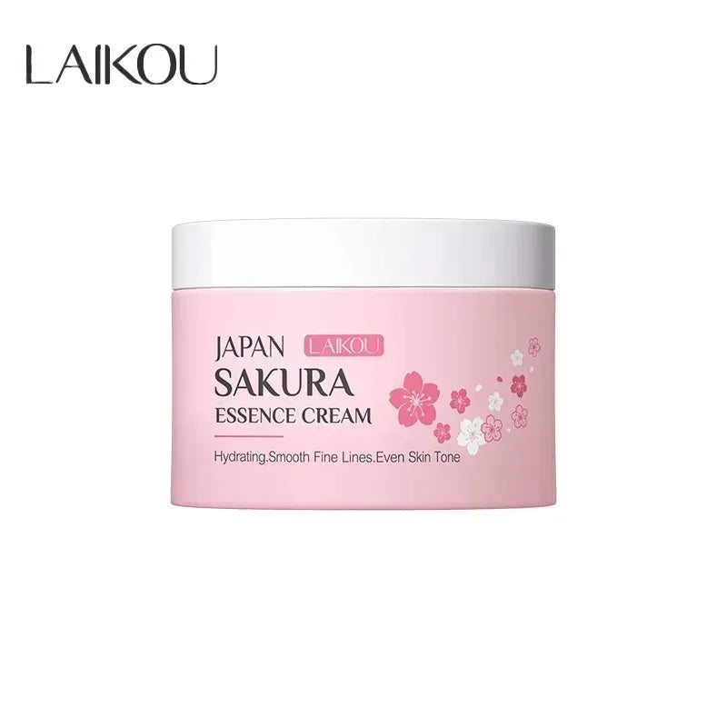LAIKOU Japan Sakura Face Cream Smoothing Moisturizer Whitening Nourishing Oil Control Skin Care 25g