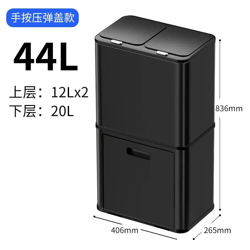 kitchen special induction smart garbage sorting trash can