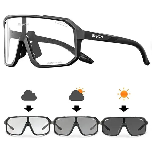 SCVCN Photochromic UV400 Cycling Sunglasses | ফটোক্রোমিক সাইক্লিং সানগ্লাস