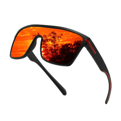 Fashion Polarized Square Sunglasses for Men And Women Oversized Anti-Glare Driver Mirror UV400 Sun Glasses