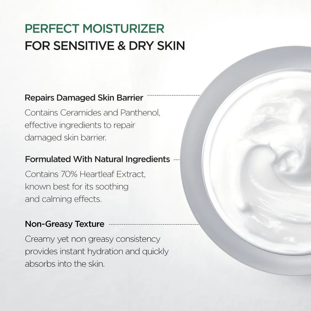 ANUA Heartleaf 70% Intense Calming Cream 50ml | ANUA হার্টলিফ 70% ইনটেন্স ক্যালমিং ক্রিম