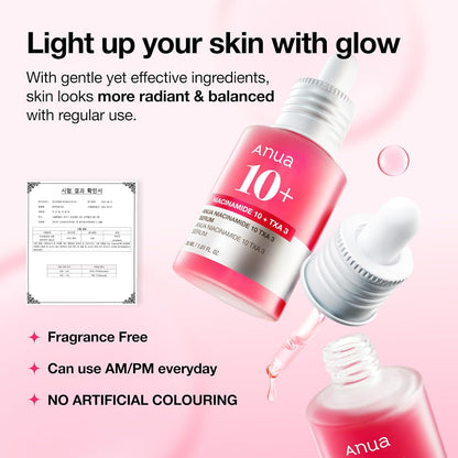 ANUA Niacinamide 10 + TXA 4 Serum| ANUA Niacinamide 10% + TXA 4% ফেস সিরাম