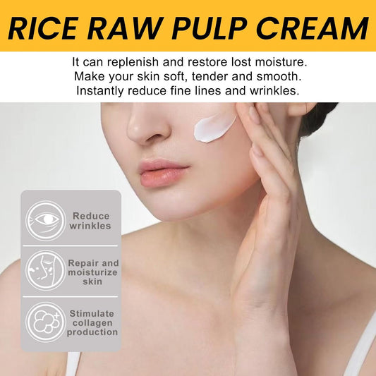 BIOAQUA Rice Raw Pulp Face Cream 50g | BIOAQUA রাইস র’ পাল্প হাইড্রেটিং ফেস ক্রি