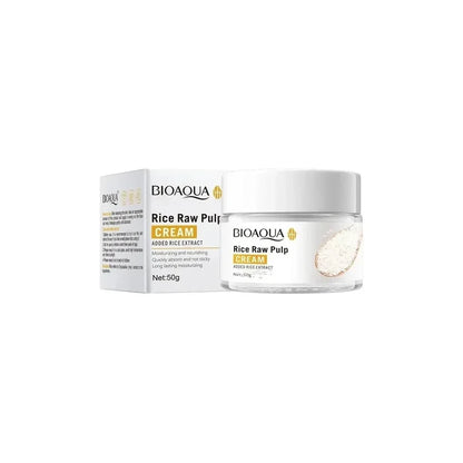 BIOAQUA Rice Raw Pulp Face Cream 50g | BIOAQUA রাইস র’ পাল্প হাইড্রেটিং ফেস ক্রি