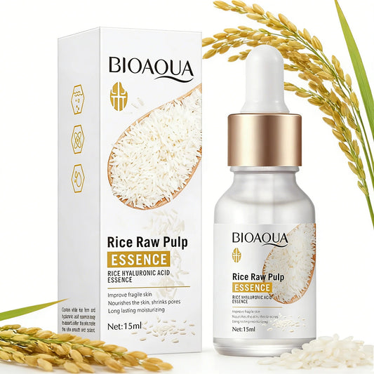 BIOAQUA Rice Raw Pulp Hyaluronic Acid Serum 15ml | BIOAQUA রাইস র’ পাল্প হায়ালুরোনিক অ্যাসিড সিরাম