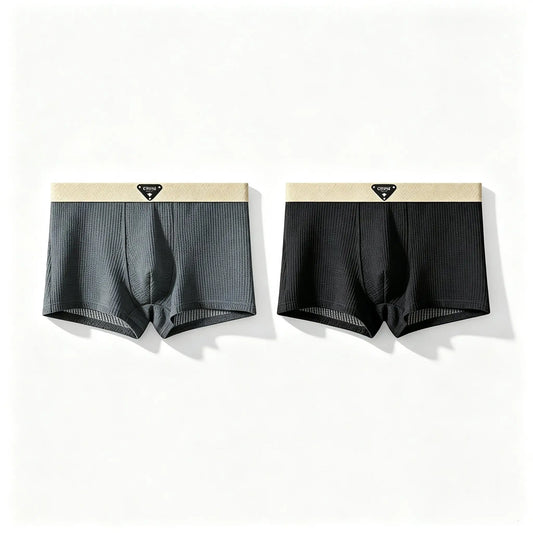 Black & Grey Combo – Men’s Anti-Bacterial Mesh Boxer Briefs Bangladesh