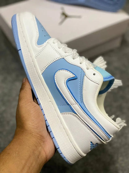 customized Air Jordan 1 Low Ice Blue for Girl