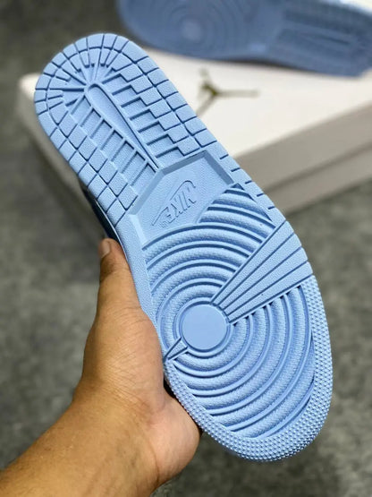 customized Air Jordan 1 Low Ice Blue for Girl