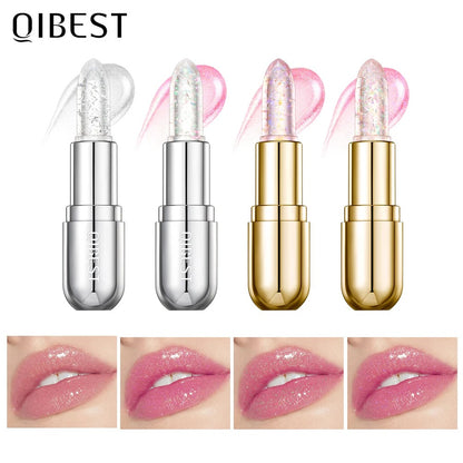 Color Changing Glitter Lipstick Jelly Balm – Moisturizing