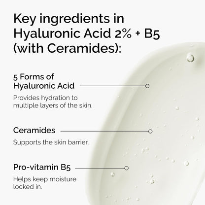 The Ordinary Hyaluronic Acid 2% + B5 with Ceramides 30ml | The Ordinary হায়ালুরোনিক অ্যাসিড 2% + B5 সিরাম
